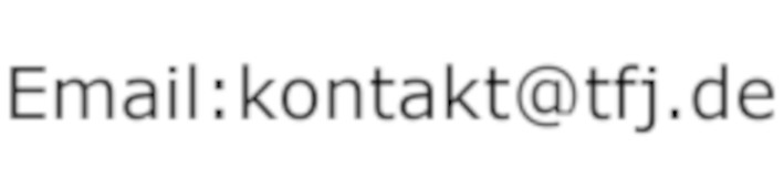 E-Mail kontakt@tfj.de